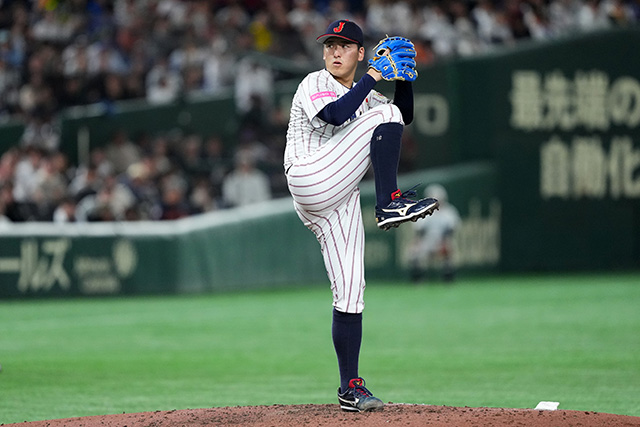2番手の隅田知一郎(西武)